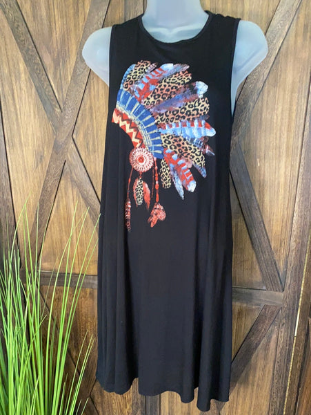 Headdress in Black Size S/M