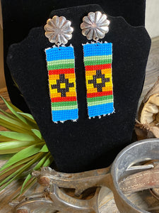 Blanket Design Earrings—NWT