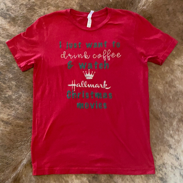 Coffee and Christmas Movies Size L