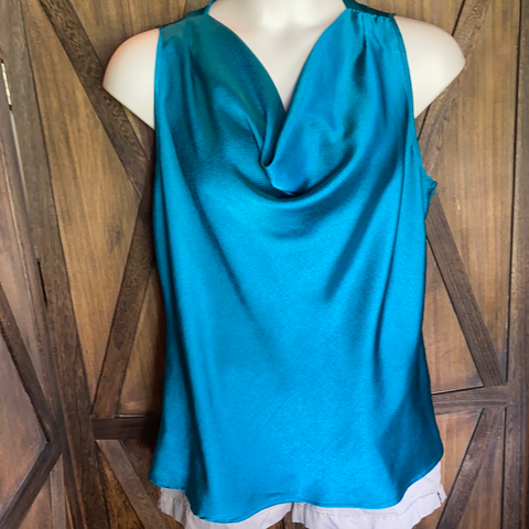 Teal Sleeveless Top Size 3X