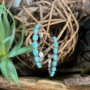 Turquoise Hoops NWT