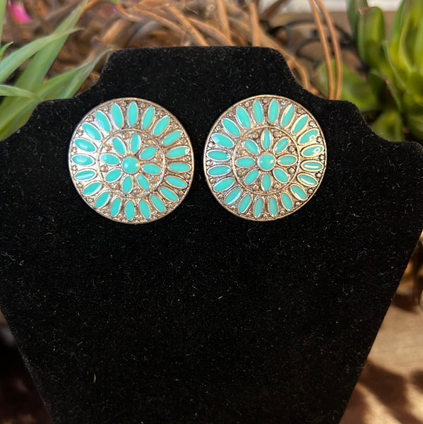 Round Turquoise