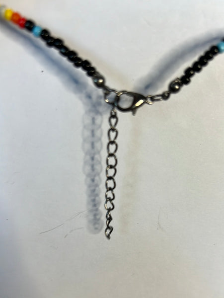 Black Beaded Choker NWT