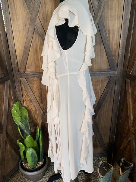 Cream Sheer Kimono NWT Size S