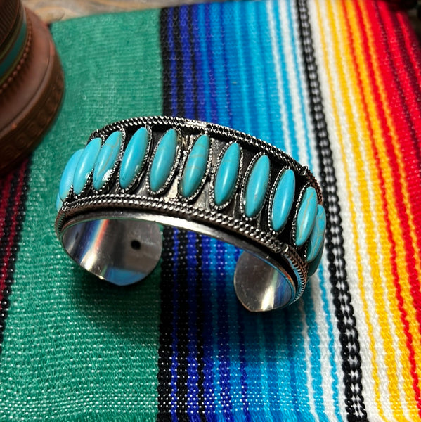 Turquoise Bar Cuff NWOT